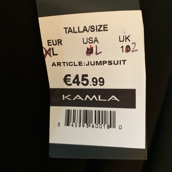 NWT Kamla Barcelona jumpsuit XL - Picture 3 of 6